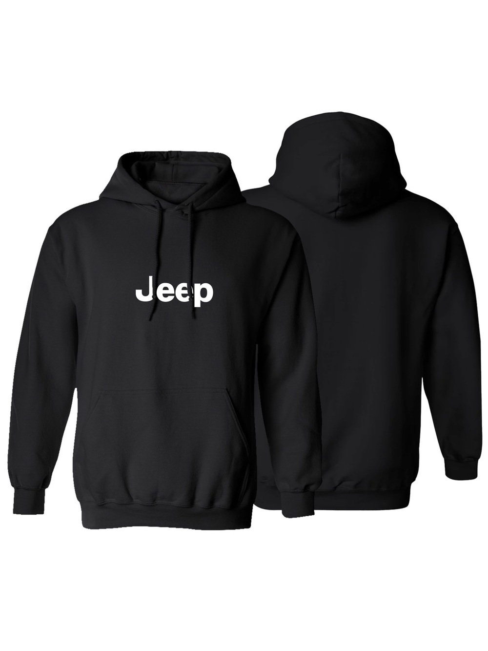 Men’s Jeep Pullover Hoodie Black